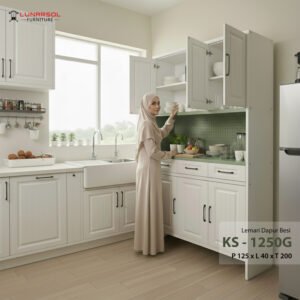 Kitchen Set Besi | Lemari Dapur Anti Karat | Lunarsol Furniture