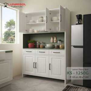 Kitchen Set Besi | Lemari Dapur Anti Karat | Lunarsol Furniture