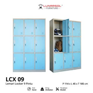 Lemari Locker 9 Pintu LCX 09