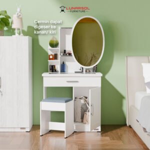 Meja Rias Minimalis Cermin Geser MR 533