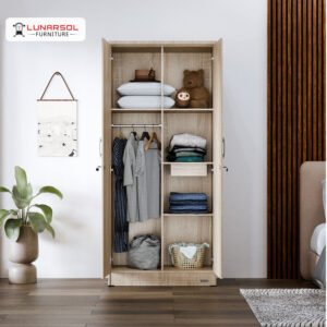 Lemari Pakaian Minimalis 2 Pintu LPT 011