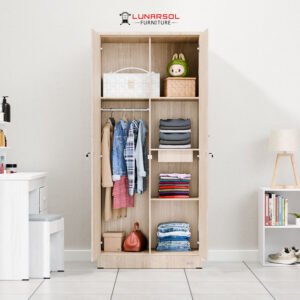 Lemari Pakaian 2 Pintu Minimalis LPT 012