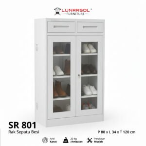 Rak Sepatu Besi SR 801 Anti Rayap & Bau