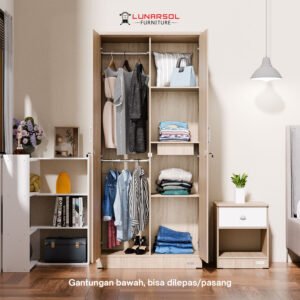 Lemari Pakaian Gamis LPT 030 2G