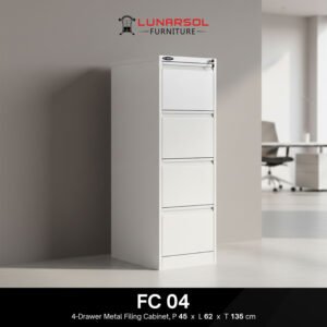 Filing Cabinet Besi 4 Laci FC 04 Anti Macet
