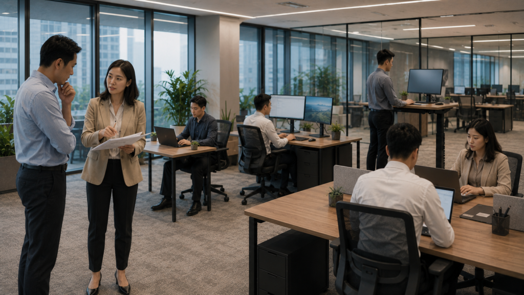 Identifikasi kebutuhan pengguna sebelum memilih standing desk kantor