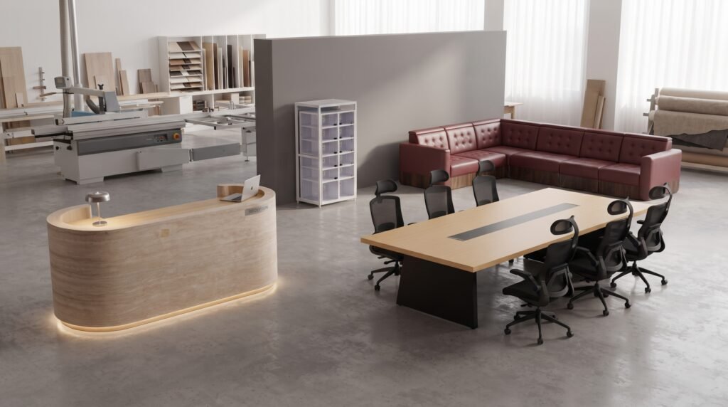 contoh produk furniture custom untuk kebutuhan kantor