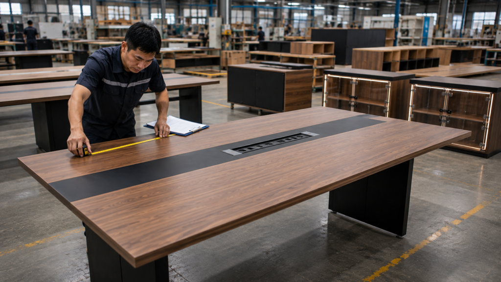 quality control furniture custom sebelum pengiriman