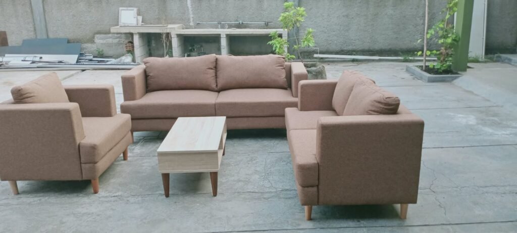set sofa 123 custom setelah produksi